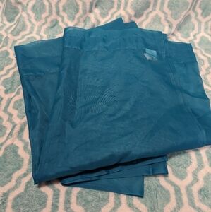 Sheer Teal Curtains
